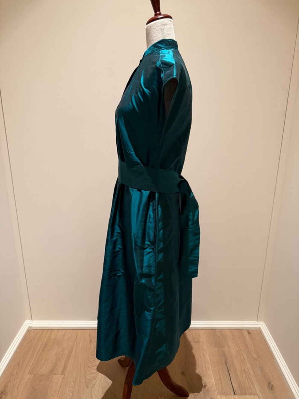 ANN MASHBURN Gianna Silk Shirtdress Dress - Picture 4 of 15